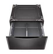 Socle / Pi&eacute;destal de 27" pour laveuse ou S&eacute;cheuse en Acier Inoxydable Noir *PRODUIT NEUF* LG ( WDP4B )