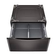 Socle / Pi&eacute;destal de 27" pour laveuse ou S&eacute;cheuse en Acier Inoxydable Noir *PRODUIT NEUF* LG ( WDP4B )