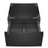 Socle / Pi&eacute;destal de 27" pour Laveuse ou S&eacute;cheuse Acier Noir LG ( WDP6B )