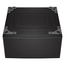 Socle / Pi&eacute;destal de 27" pour Laveuse ou S&eacute;cheuse Acier Noir LG ( WDP6B )
