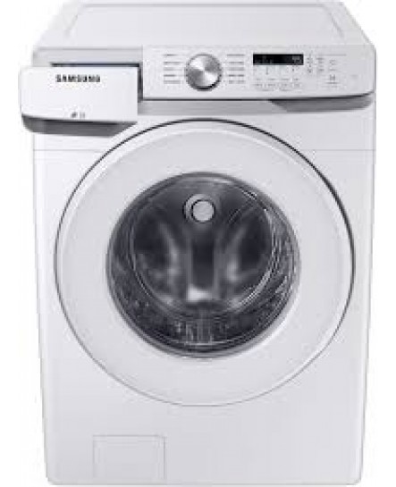Laveuse à chargement frontal haute efficacité de 5,2 pi³ Blanche de Samsung ( WF45T6000AW )