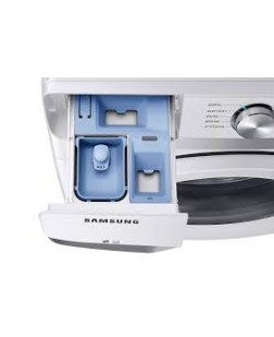 Laveuse à chargement frontal haute efficacité de 5,2 pi³ Blanche de Samsung ( WF45T6000AW )