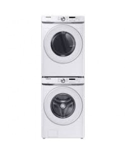 Ensemble Laveuse À Chargement Frontal De 5.2 Pi³ + Sécheuse Frontal De 7.4 Pi³ Blanc Samsung ( WF45T6000AW / DVE45T6005W )