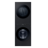 Centre de Buanderie Superpos&eacute; Laveuse de 5,3 pi&sup3; /  S&eacute;cheuse de 7,6pi&sup3; Acier Inoxydable Noir Samsung ( WF46DBH100AVA )