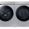 Ensemble Laveuse &Agrave; Chargement Frontal De 6.1 Pi&sup3; + S&eacute;cheuse &Eacute;lectrique &Agrave; La Vapeur De 7.6 Pi&sup3; Acier Argent&eacute; Bespoke Samsung ( WF53BB8900ATUS / DVE53BB8700TAC )