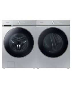 Ensemble Laveuse À Chargement Frontal De 6.1 Pi³ + Sécheuse Électrique À La Vapeur De 7.6 Pi³ Acier Argenté Bespoke Samsung ( WF53BB8900ATUS / DVE53BB8700TAC )