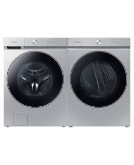 Ensemble Laveuse À Chargement Frontal De 6.1 Pi³ + Sécheuse Électrique À La Vapeur De 7.6 Pi³ Acier Argenté Bespoke Samsung ( WF53BB8900ATUS / DVE53BB8700TAC )