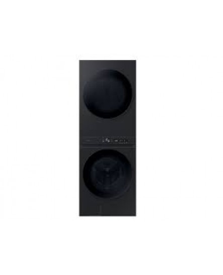 Buanderie Superposée Laveuse 5.3 pI³ / Sécheuse Électrique 7.6 pI³ / 27" Wi-Fi Noir Bespoke Samsung ( WH46DBH100EVAC )
