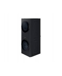 Buanderie Superposée Laveuse 5.3 pI³ / Sécheuse Électrique 7.6 pI³ / 27" Wi-Fi Noir Bespoke Samsung ( WH46DBH100EVAC )