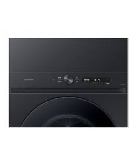 Buanderie Superposée Laveuse 5.3 pI³ / Sécheuse Électrique 7.6 pI³ / 27" Wi-Fi Noir Bespoke Samsung ( WH46DBH100EVAC )