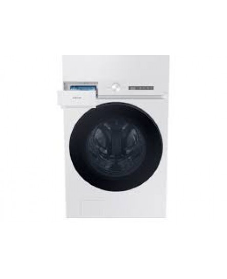 Buanderie Superposée de 27" Laveuse 5.3 pI³ / Sécheuse Électrique 7.6 pI³ Wi-Fi Blanche *PRODUIT NEUF* Bespoke Samsung ( WH46DBH100EWAC )