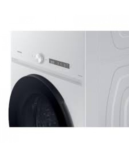 Buanderie Superposée de 27" Laveuse 5.3 pI³ / Sécheuse Électrique 7.6 pI³ Wi-Fi Blanche *PRODUIT NEUF* Bespoke Samsung ( WH46DBH100EWAC )