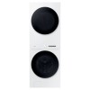 Buanderie Superpos&eacute;e de 27" Laveuse 5.3 pI&sup3; / S&eacute;cheuse &Eacute;lectrique 7.6 pI&sup3; Wi-Fi Blanche *PRODUIT NEUF* Bespoke Samsung ( WH46DBH100EWAC )