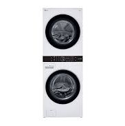 Duo Laveuse &Eacute;lectrique de 5,2 pi&sup3; et S&eacute;cheuse de 7,4 pi&sup3; WashTower Blanche de LG ( WKE100HWA )