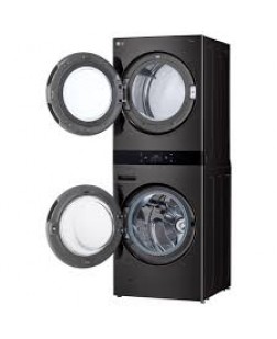 Duo Laveuse 5.8 pi³ / Sécheuse 7.4 pi³ "WashTower" en Acier Graphite LG ( WKEX300HBA )