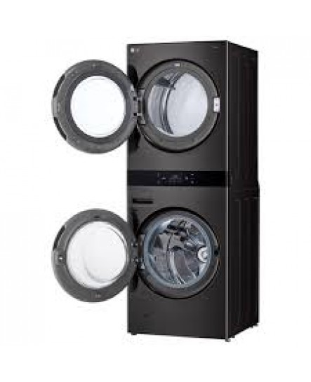 Duo Laveuse 5.8 pi³ / Sécheuse 7.4 pi³ "WashTower" en Acier Graphite LG ( WKEX300HBA )