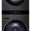 Duo Laveuse 5.8 pi&sup3; / S&eacute;cheuse 7.4 pi&sup3; "WashTower" en Acier Graphite LG ( WKEX300HBA )