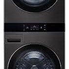 Duo Laveuse 5.8 pi&sup3; / S&eacute;cheuse 7.4 pi&sup3; "WashTower" en Acier Graphite LG ( WKEX300HBA )