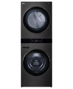 Duo Laveuse 5.8 pi³ / Sécheuse 7.4 pi³ "WashTower" en Acier Graphite LG ( WKEX300HBA )