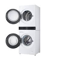 Duo Laveuse &agrave; Chargement Frontal de 2,8 pi&sup3; et S&eacute;cheuse &agrave; Thermopompe de 4,2 pi&sup3; WashTower Blanc LG ( WKHC152HWA )