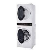 Duo Laveuse &agrave; Chargement Frontal de 2,8 pi&sup3; et S&eacute;cheuse &agrave; Thermopompe de 4,2 pi&sup3; WashTower Blanc LG ( WKHC152HWA )