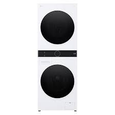 Duo Laveuse &agrave; Chargement Frontal de 2,8 pi&sup3; et S&eacute;cheuse &agrave; Thermopompe de 4,2 pi&sup3; WashTower Blanc LG ( WKHC152HWA )