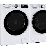 Ensemble Compacte Laveuse De 2.6 Pi&sup3; + S&eacute;cheuse &Eacute;lectrique &agrave; Technologie &agrave; Double Onduleur HeatPump De 4.2 Pi&sup3; Frontal Blanche LG ( WM1455HWA / DLHC1455W )