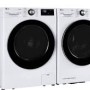 Ensemble Compacte Laveuse De 2.6 Pi&sup3; + S&eacute;cheuse &Eacute;lectrique &agrave; Technologie &agrave; Double Onduleur HeatPump De 4.2 Pi&sup3; Frontal Blanche LG ( WM1455HWA / DLHC1455W )