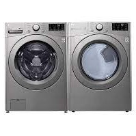 Ensemble Laveuse &Agrave; Chargement Frontal De 5.2 Pi&sup3; + S&eacute;cheuse &Eacute;lectrique De 7.4 Pi&sup3; Acier Inoxydable LG ( WM3400CV / DLE3400V )