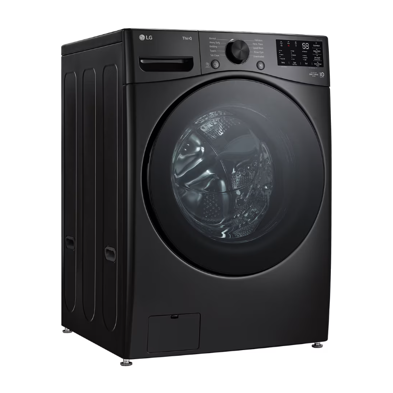 Laveuse &agrave; Chargement Frontale Intelligente de 5.2 pi&sup3; Noire Minuit avec IA LG ( WM3580CX )