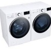Ensemble Laveuse &Agrave; Chargement Frontal De 5.2 Pi&sup3; *PRODUIT NEUF* + S&eacute;cheuse &Eacute;lectrique De 7.4 Pi&sup3; ThinQ  Blanche LG ( WM3600HWA / DLE3600W )