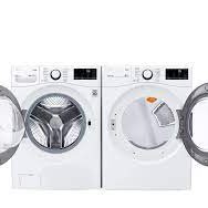 Ensemble Laveuse &Agrave; Chargement Frontal De 5.2 Pi&sup3; *PRODUIT NEUF* + S&eacute;cheuse &Eacute;lectrique De 7.4 Pi&sup3; ThinQ  Blanche LG ( WM3600HWA / DLE3600W )