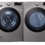 Ensemble Laveuse &agrave; Vapeur 5.2 Pi&sup3; Et S&eacute;cheuse &Eacute;lectrique &Agrave; Vapeur De 7.5 Pi&sup3; &Agrave; Chargement Frontal Acier Graphite De LG ( WM3850HVA / DLEX3850V )