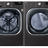 Ensemble Laveuse à la Vapeur de 5.8 Pi³ Et Sécheuse à la vapeur de 7.4 Pi³ À Chargement Frontal en Acier Inoxydable Noir LG ( WM4500HBA / DLEX4500B )