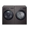 Ensemble Laveuse &Agrave; Chargement Frontal De 5.8 Pi&sup3; + S&eacute;cheuse &Eacute;lectrique De 7.4 Pi&sup3; Acier Inoxydable Noir LG ( WM6500HBA / DLEX6500B )