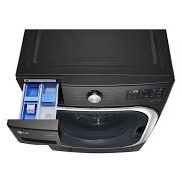 Laveuse de 6 pi³ à Chargement Frontal Smart en Acier Inoxydable Noir LG ( WM8900HBA )