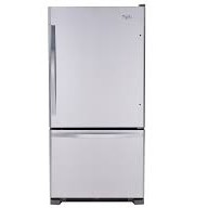 R&eacute;frig&eacute;rateur de 21.9" avec Cong&eacute;lateur dans le Bas en Acier Inoxydable *PRODUIT NEUF* Whirlpool ( WRB322DMBM )