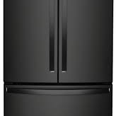 R&eacute;frig&eacute;rateur &agrave; porte fran&ccedil;aise de 36" / 25 Pi&sup3; Noir Whirlpool ( WRF535SWHB )