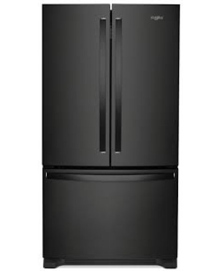 Réfrigérateur à porte française de 36" / 25 Pi³ Noir Whirlpool ( WRF535SWHB )