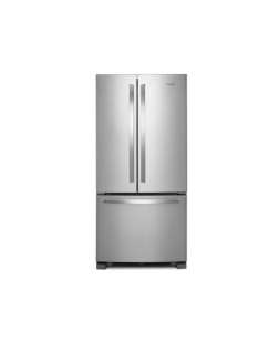 Réfrigérateur à porte française de 33" / 22 Pi³ en Acier Inoxydable Whirlpool ( WRFF5333PZ )