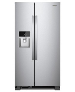 Réfrigérateur côte à côte de 33" / 21 pi³ en Acier Inoxydable résistant aux empreintes digitales Whirlpool ( WRS321SDHZ )