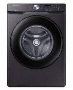 Laveuse à chargement frontal haute efficacité de 5,2 pi³ en Acier Inoxydable Noir *PRODUIT NEUF* Samsung ( WF45T6000AV )