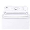 Laveuse &agrave; Chargement par le Haut HE de 4,8 pi&sup3; Blanche de LG ( WT6105CW )