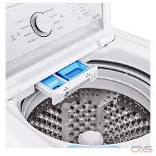 Laveuse &agrave; Chargement par le Haut HE de 4,8 pi&sup3; Blanche de LG ( WT6105CW )