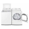 Ensemble Laveuse &agrave; chargement vertical de 5.8 pi&sup3; et S&eacute;cheuse de 7.4 pi&sup3; Blanc LG ( WT7150CW / DLE7150W )
