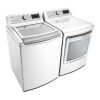 Ensemble Laveuse à Chargement Vertical de 5.8 pi³ et Sécheuse de 7.3 pi³ Blanc LG ( WT7300CW DLEX7250W )