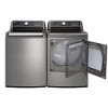 Ensemble Laveuse Vertical &Agrave; la Vapeur De 5,8 Pi&sup3; TurboWash 3D  Et S&eacute;cheuse &Eacute;lectrique De 7,3 Pi&sup3; Avec Vapeur Wi-Fi En Acier Graphite *PRODUITS NEUFS* LG ( WT7800HVA / DLEX7900VE )