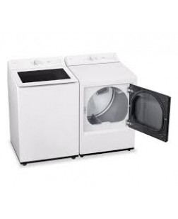 Ensemble Laveuse &Agrave; Chargement Vertical De 5.6 Pi&sup3; Et S&eacute;cheuse De 7.3 Pi&sup3; Smart Blanc LG ( WT8205CW DLE8200W )