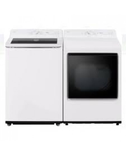 Ensemble Laveuse À Chargement Vertical De 5.6 Pi³ Et Sécheuse De 7.3 Pi³ Smart Blanc LG ( WT8205CW DLE8200W )