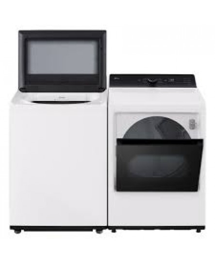 Ensemble Laveuse À Chargement Vertical De 6.3 Pi³ Et Sécheuse De 7.3 Pi³ Blanc LG ( WT8400CW DLE8400WE )